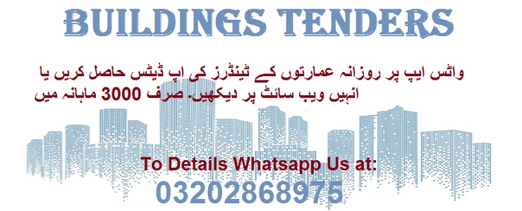 Buildings Tenders & Auctions in Paksitan
