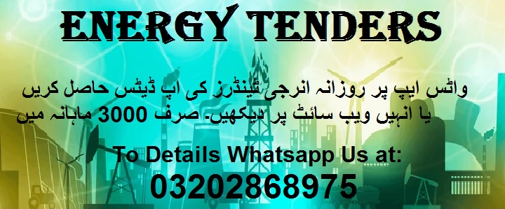 Energy Tenders & Auctions in Paksitan