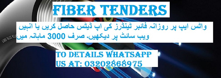 Fiber Tenders & Auctions in Paksitan