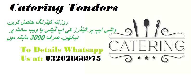 Catering Tenders & Auctions in Paksitan