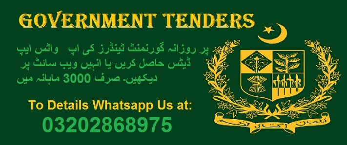 Government Tenders & Auctions in Paksitan