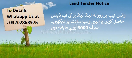 Land Tenders & Auctions in Paksitan